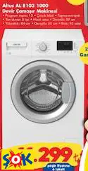 ALTUS AL 8103 1000 DEVİR ÇAMAŞIR MAKİNESİ